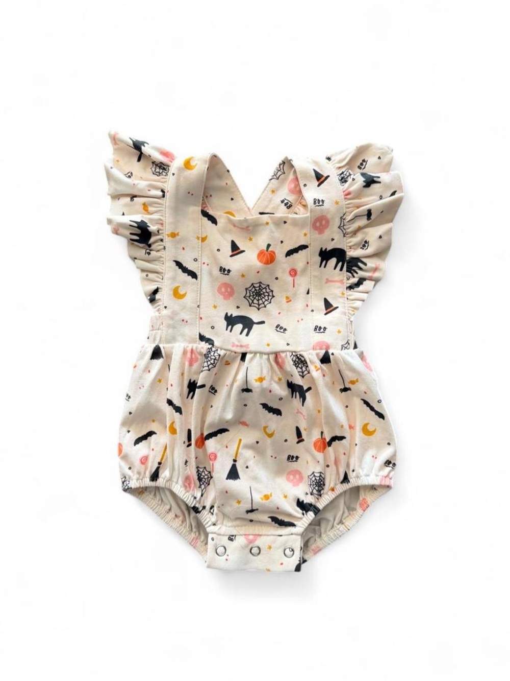 Baby Girls OllieJay Halloween Ruffle Romper